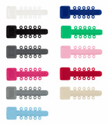Elastiska ligaturer i korta staplarProclinic - Elastic Ligature Short Bar Red