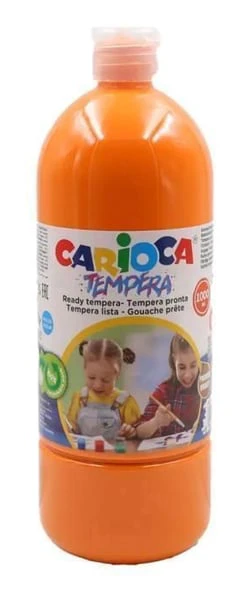 Väggfärg Gouache Liquid - CARIOCA - REF : 40430/11 - 1 L - Orange - Klar att använda