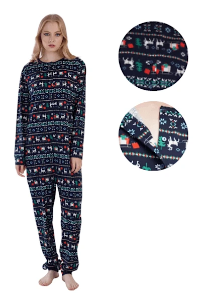 Vienetta Damjumpsuit XL Lös Bekväm Till Julen Fin Snygg Till Vintern