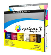 Akvarellfärg SYSTEM3 6X59ML SET PRIMAIR