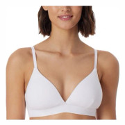Schiesser BH Pure Rib Organic Cotton Soft Bra Vit B 70 Dam