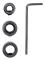 Set med borrdjupsstopp 3 st, 6 st
