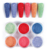 6x Nagelglitter - Set N4