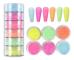6x Nagelglitter - Set N3