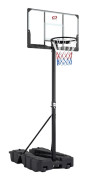 Justerbar basketkorg med hjul och förvaring