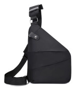Crossbody Bröstväska: Ultratunn Crossbody Väska, Axelryggsäck, Osynlig Sidoväska för Män och Kvinnor