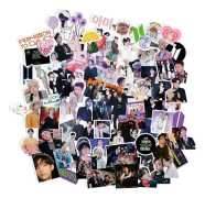 Bangtan Boys 100 st klistermärkespaket 2022 SeasonS Greetings tecknat klistermärkespaket för fans Vattentätt vinylklistermärke A