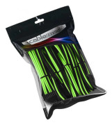 CableMod PRO Series ModMesh - Förlängningssladdsats - formpressad - svart, ljusgrön