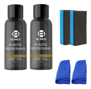 Rengöringsverktyg Plast Uppfriskande Beläggning Bil Plastdelar Regummeringsmedel Bilinredningsrengöringsmedel 30/50ml(B) A