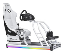 Thermaltake GSC-R50-CPASWH-01, Datorspelsstol, 120 kg, Hårt ryggstöd, Vit, 600 mm, 1320 mm