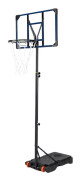 Justerbar basketkorg för utomhusbruk med hjul, 82 cm ryggstöd