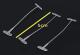 5000 X White Kimble Tags Tag Gun Attachments Price Label Pins Clothing Label Fasteners For Tagging Gun, Length 50mm