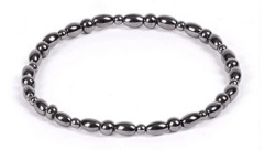 3 st magnetiska smala hematitankelband, magnetiskt ankelband, stretchigt ankelband, magnetisk gåva