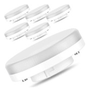 LED GX53-7W/550LM, ersättning för 50W glödlampa/18W CFL, varmvit 3000K, ej dimbar, 175-250V, 4-pack [Energiklass A+]