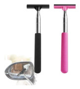 2-pack bilvindrutetorkare, bilfönsterskrapa, teleskopisk torkare, bilspegel torkare, torkare