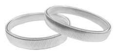 Dww-2st- Silverfärgade Kvinnor Män Elastiskt Armband i Enfärgad Ärmhållare Armband