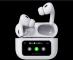 Celly: SoundLED True Wireless Bluetooth-headset med LED-display ANC & ENC Vit