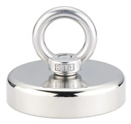 Superstark Neodymmagnet 120 kg - Stark Magnet - Perfekt för Magnetfiske - 60 mm med Neodymögla