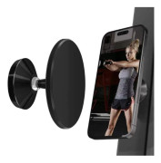 REMAKE Uppgraderad magnetisk telefonhållare för gym, dubbelmagnet med starkt grepp