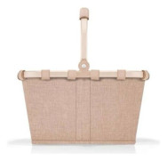 Reisenthel Carrybag XS, Varukorg, Cappuccino, Gjuten aluminium, Polyester, 8 kg, Monokromatiskt, 5 l