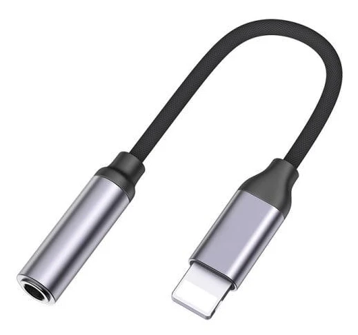 Apple MFi-certifierad: Hörlursadapter för iPhone, 2 i 1 Lightning till ljud AUX 3,5 mm jack musik hörlursadapterkonverter kompatibel med iPhone