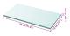 vidaXL Hyllplan glas genomskinlig 30x12 cm
