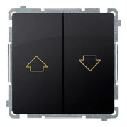Kontakt-Simon BMZ1.01/28, grafit, IP20, IP44, 250 V, 10 A, 75 mm, 41 mm