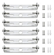 [PL】6 st Taklampa Fäste Taklampa Platta Hållare Taklampor Plattor 95mm Med Skruvar Taktillbehör Belysning Wuqx
