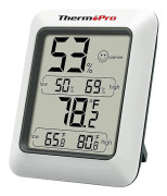 Flkwoh Thermopro Tp50 Digital Hygrometer Inomhus Termometer Rumstermometer Och Luftfuktighetsmätare Med Temperatur-fuktighetsövervakning