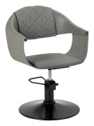 Hair System Halo noir frisörstol grå svart