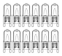 12-pack G9 Halogenlampor 33W 230V 2800K Varmvit 380lm Klar Kapsel Halogenlampor Dimbar Ingen Blinkning Ingen Flimmer [HK]