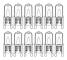 12-pack G9 Halogenlampor 33W 230V 2800K Varmvit 380lm Klar Kapsel Halogenlampor Dimbar Ingen Blinkning Ingen Flimmer [HK]