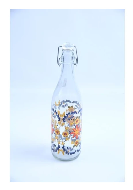 Glasflaska 1 L "Trinacria" R-66198