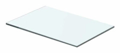 Hylla panel - Exklusivt hem - Härdat glas - 40 x 20 cm - 8 mm / 15 kg Transparent