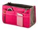 Väskaorganisator - Multifunktionell - Nylon - 28x17x9 cm - Rosa - 13 Fickor