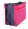 Väskaorganisator - Multifunktionell - Nylon - 28x17x9 cm - Rosa - 13 Fickor