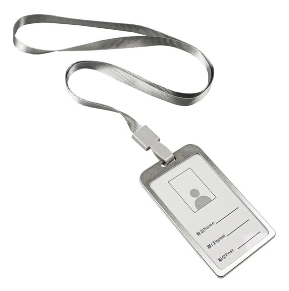  Korthållare med band, Silver