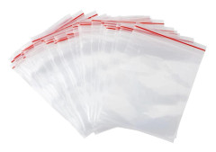 100 återförslutningsbara påsar, återförslutningsbara självhäftande påsar, transparenta självhäftande påsar, självhäftande plastpåsar, plastpåsar, 6 x 9 cm