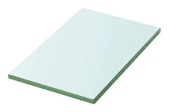 Hylla panel - Exklusivt hem - Härdat glas - 20 x 12 x 0,8 cm - Belastning 15 kg Transparent