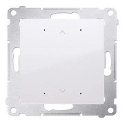 Kontakt-Simon Simon 54 GO WiFi-tryckknappsstyrning för rullgardin/ persienner 2x5A 230V (modul) vit DEZ1W.01/11