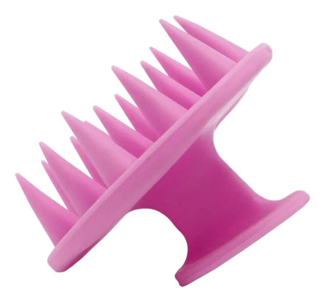 Silikonborste för Hårbottenmassage - Rosa
