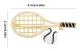 Mångsidig Tennisracket Brosch Legering Tillverkad Säker Stängning Lämplig För Både Formella Och Fritidsensembler Flerfärgad