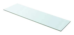 Hylla - Exklusivt Hem - Härdat glas 8 mm - 100 x 30 cm - Belastning 15 kg Transparent