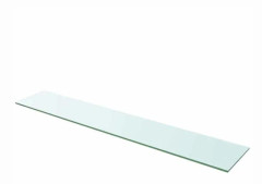 Glaspanel - Exklusivt Hem - Transparent härdat glas - 110 x 20 cm - Tjocklek 8 mm (15 kg) Transparent