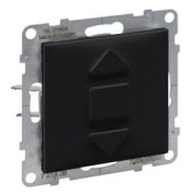 Legrand SUNO tryckknapp strömbrytare för persienner svart 3-läges 6A 250V 721438