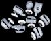 Shower set Ikonka Castors for the shower cabin, set of 8 pcs. KK9646