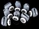 Shower set Ikonka Castors for the shower cabin, set of 8 pcs. KK9646