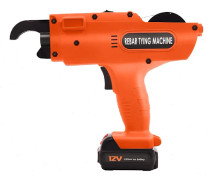 Handhållen armeringsbindare - Automatisk najmaskin - 8–34 mm armeringsjärn - Batteridriven 0,8 s snabb - Kopparmotor - 27,5×6,5×24 cm - Orange