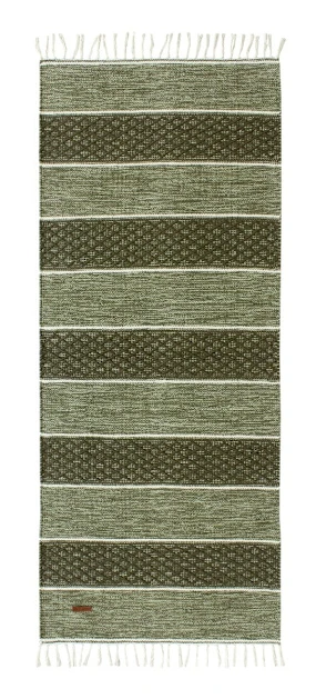 Loke Grön 75x300 cm Trasmatta