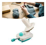[RM] Lightweight Yarn Winder Hand Crank Easy Installation Perfect For Craft Projects Adjustable Clamp Free Your Hands From Tedious Yarn Winding Fast